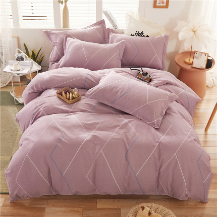 91家纺网 家纺一手货源 找家纺 （总）名优家纺 2024新款13070套件系列 全棉印花四件套