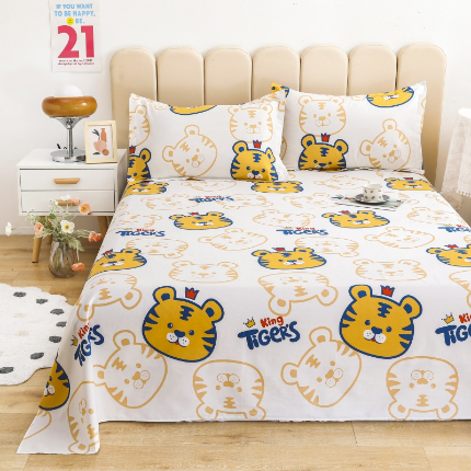 91家纺网 家纺一手货源 找家纺 （总）名优家纺 2024新款13070套件系列-全棉印花单床单