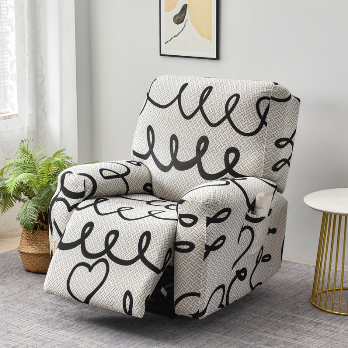 91家纺网 家纺一手货源 找家纺 兴妮雅家纺 2024新款芝华士沙发套 格纹爱意