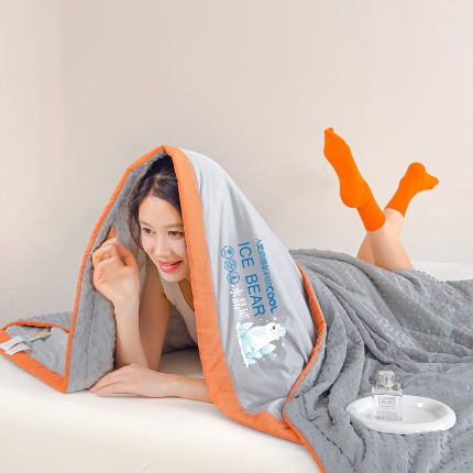 91家纺网 家纺一手货源 找家纺 （总）【苏东来】2024年烫画印花贴画凉感丝冰豆豆被夏被被子夏凉被空调被凉豆豆被小竺棉泡泡棉双层纱纯棉夏被四件套