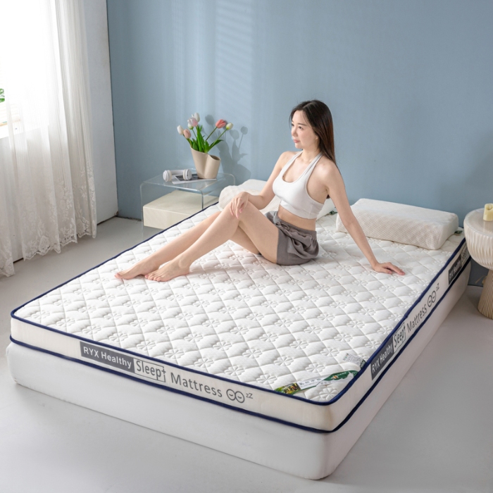 91家纺网 家纺一手货源 找家纺 顺发床垫 2025新款字母边记忆海绵乳胶床垫 花瓣白（白）