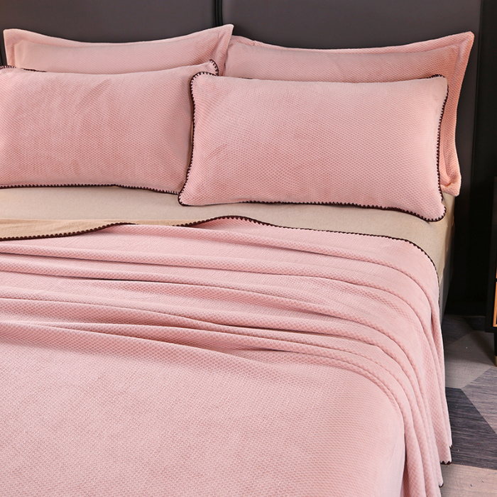 91家纺网 家纺一手货源 找家纺 （总）芸锦豪 2024新款 锦绒提花&牛奶绒多功能盖毯毛毯