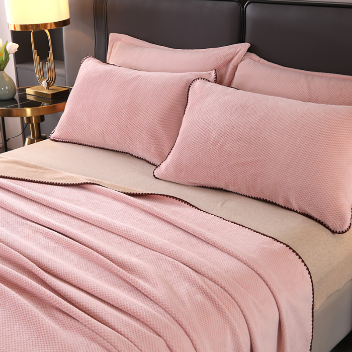 91家纺网 家纺一手货源 找家纺 （总）芸锦豪 2024新款 锦绒提花&牛奶绒多功能盖毯毛毯