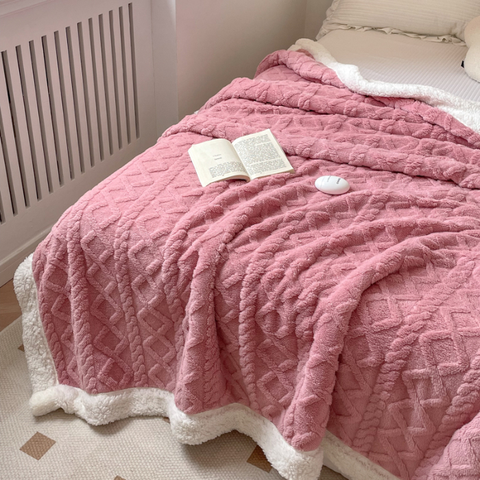 91家纺网 家纺一手货源 找家纺 （总）芸锦豪 2024新款塔芙绒&羊羔绒毛毯