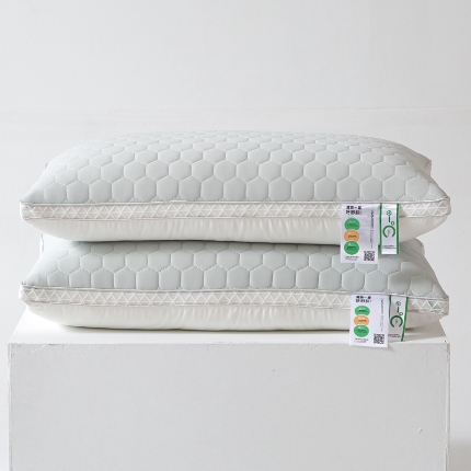 （总）2024新款 凉感科技冰丝蜂窝枕头枕芯 羽丝绒枕芯 助睡眠枕 