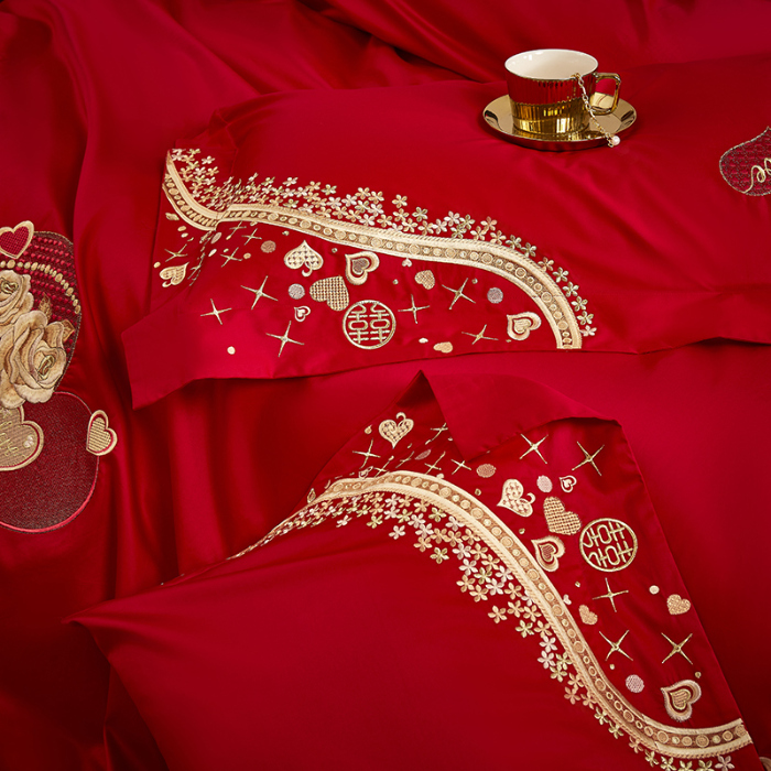 91家纺网 家纺一手货源 找家纺 （总）高大尚 2023秋冬新品长绒棉臻棉系列四件套