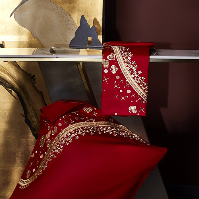 91家纺网 家纺一手货源 找家纺 （总）高大尚 2023秋冬新品长绒棉臻棉系列四件套