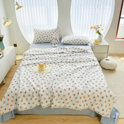 91家纺网 家纺一手货源 找家纺 （总）柠馨 2024新款全棉夏被套件随心配系列