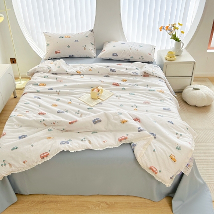 91家纺网 家纺一手货源 找家纺 （总）柠馨 2024新款全棉夏被套件随心配系列