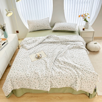 91家纺网 家纺一手货源 找家纺 （总）柠馨 2024新款全棉夏被套件随心配系列