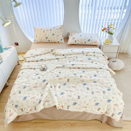 91家纺网 家纺一手货源 找家纺 （总）柠馨 2024新款全棉夏被套件随心配系列