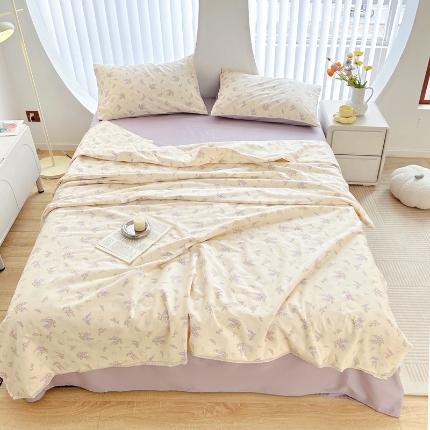 91家纺网 家纺一手货源 找家纺 （总）柠馨 2024新款全棉夏被套件随心配系列