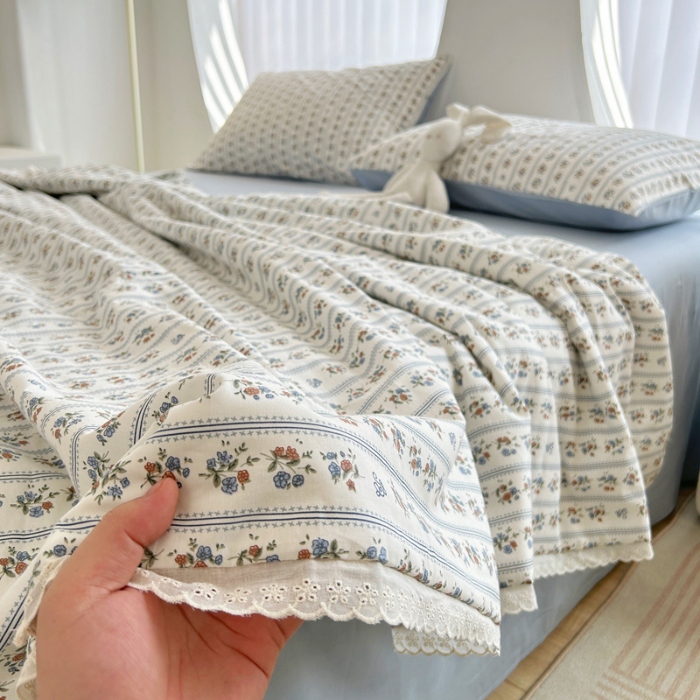 91家纺网 家纺一手货源 找家纺 柠馨 2024新款全棉夏被套件随心配系列 可可庄园