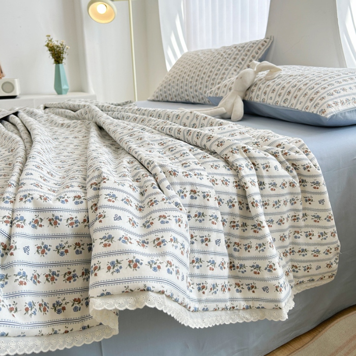 91家纺网 家纺一手货源 找家纺 柠馨 2024新款全棉夏被套件随心配系列 可可庄园