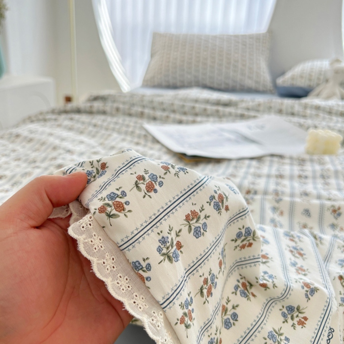 91家纺网 家纺一手货源 找家纺 柠馨 2024新款全棉夏被套件随心配系列 可可庄园