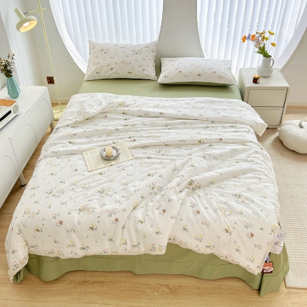 柠馨 2024新款全棉夏被套件随心配系列 仙子