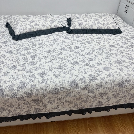 91家纺网 家纺一手货源 找家纺 （总）暖居 2025新款支持定制纯棉榻榻米三件套单件被套农村大炕盖