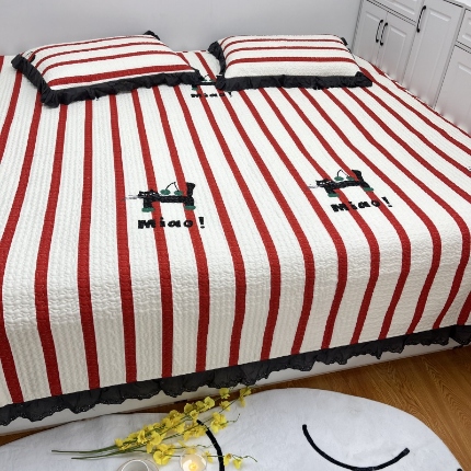 91家纺网 家纺一手货源 找家纺 （总）暖居 2025新款支持定制纯棉榻榻米三件套单件被套农村大炕盖