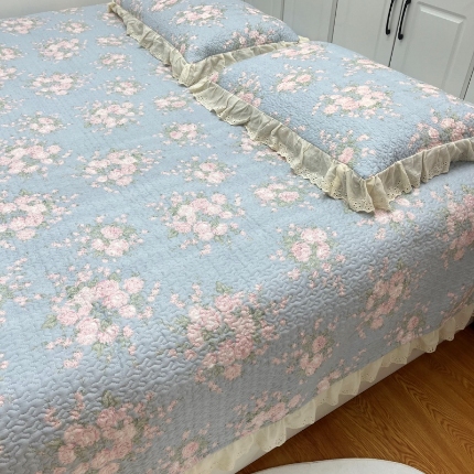 91家纺网 家纺一手货源 找家纺 （总）暖居 2025新款支持定制纯棉榻榻米三件套单件被套农村大炕盖