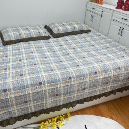 91家纺网 家纺一手货源 找家纺 （总）暖居 2025新款支持定制纯棉榻榻米三件套单件被套农村大炕盖