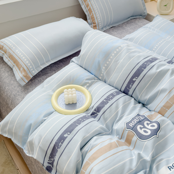 91家纺网 家纺一手货源 找家纺 米瑞娜 2025新款植物羊绒四件套 艾尔尼亚-灰