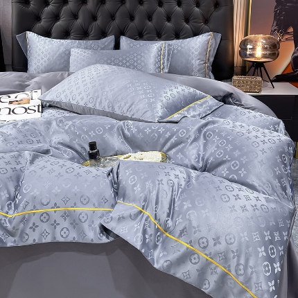 91家纺网 家纺一手货源 找家纺 （总）3经年：2025年60S贡缎提花水洗真丝冰丝天丝四件套直播爆款