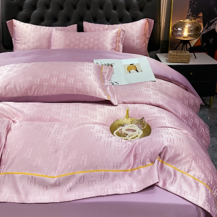 91家纺网 家纺一手货源 找家纺 （总）3经年：2025年60S贡缎提花水洗真丝冰丝天丝四件套直播爆款