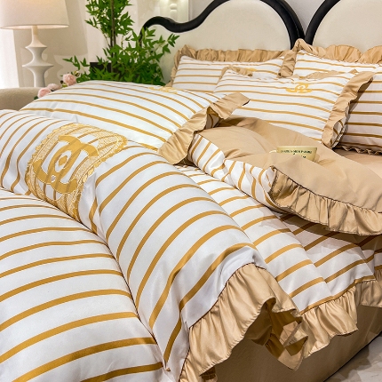 91家纺网 家纺一手货源 找家纺 （总）新21 经年2025年 水洗真丝冰丝天丝韩版四件套直播爆款 浅夏系列