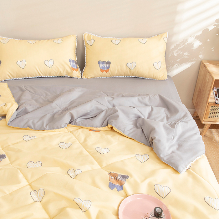 91家纺网 家纺一手货源 找家纺 （总）梦莱发被业 2025新款水洗洛卡棉夏被子被芯