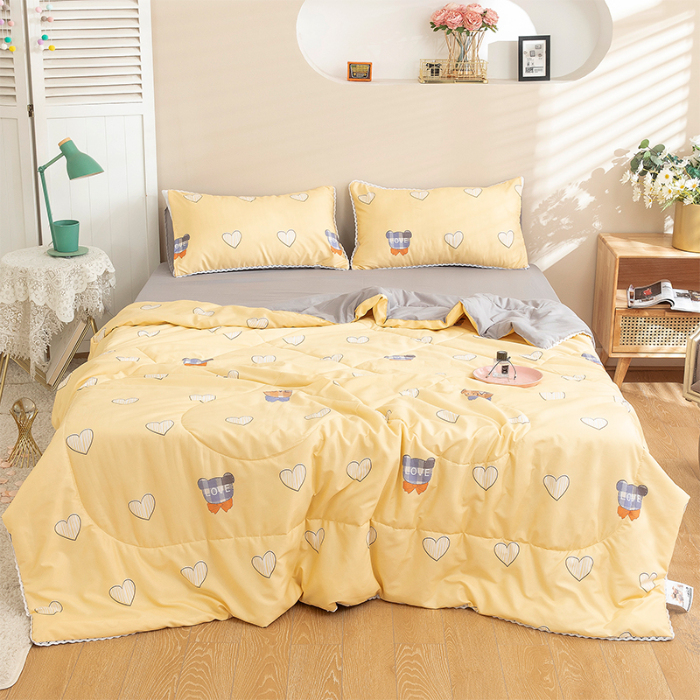 91家纺网 家纺一手货源 找家纺 （总）梦莱发被业 2025新款水洗洛卡棉夏被子被芯