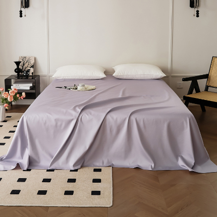 EH家居 2024新款长绒棉春夏单品系列-单床单 芋泥紫