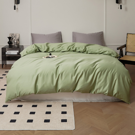 EH家居 2024新款长绒棉春夏单品系列-单被套 翠微绿