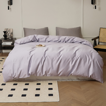 EH家居 2024新款长绒棉春夏单品系列-单被套 芋泥紫