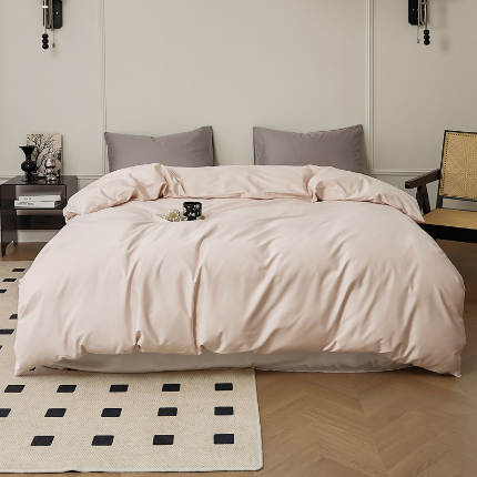 EH家居 2024新款长绒棉春夏单品系列-单被套 月桂粉