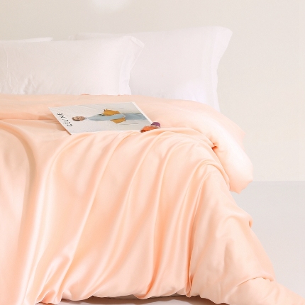 91家纺网 家纺一手货源 找家纺 2024夏 天丝单件被套三件套100%兰精天丝被套枕套组合