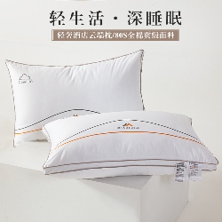 91家纺网 家纺一手货源 找家纺 湉芯 三防功能单边中枕和低枕48*74cm 低枕