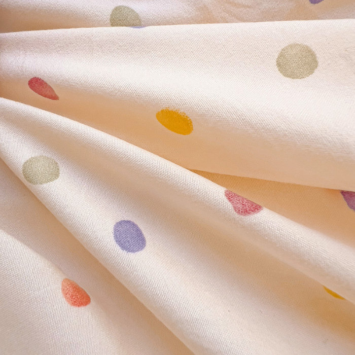 91家纺网 家纺一手货源 找家纺 优选良品 2025新款直播爆款母婴级水洗皱皱棉四件套小碎花被套床笠款三件套芝士奶盖