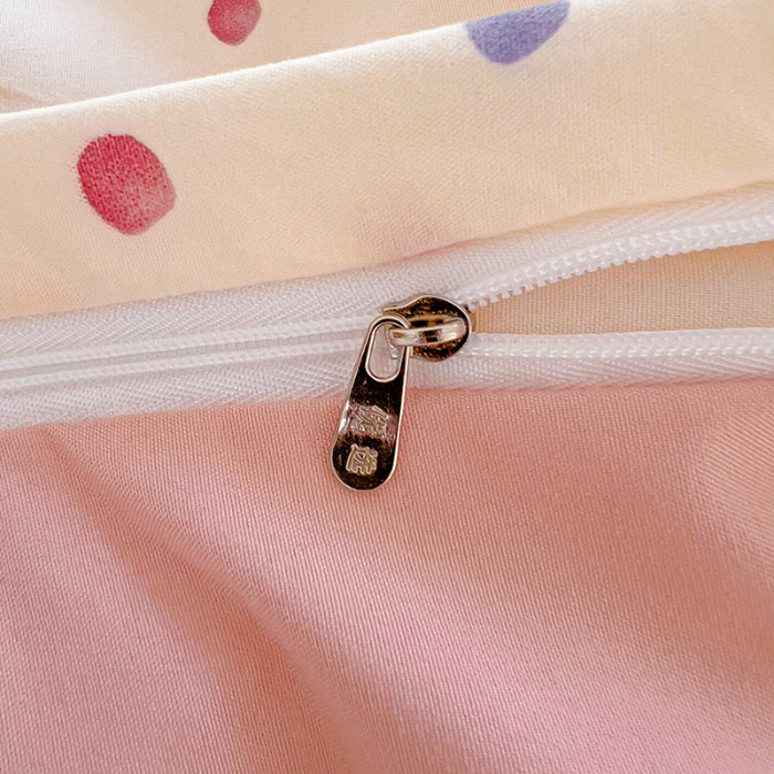 91家纺网 家纺一手货源 找家纺 优选良品 2025新款直播爆款母婴级水洗皱皱棉四件套小碎花被套床笠款三件套芝士奶盖