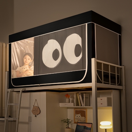 91家纺网 家纺一手货源 找家纺 冉美家纺 2025U型坐床烤学生漆支架蚊帐