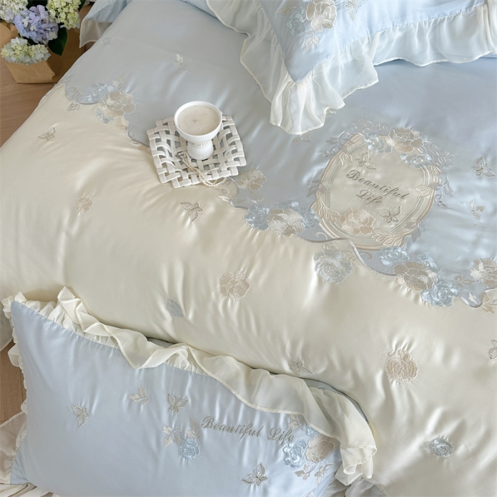 91家纺网 家纺一手货源 找家纺 （总）MIU缪家居  2024新款80支兰精天丝四件套-浪漫主义