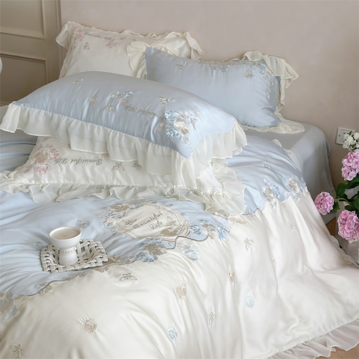 91家纺网 家纺一手货源 找家纺 （总）MIU缪家居  2024新款80支兰精天丝四件套-浪漫主义