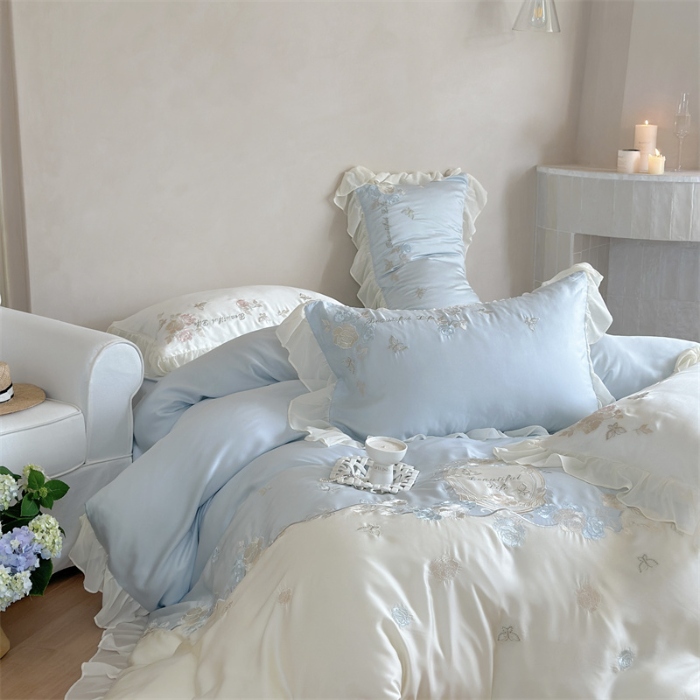 91家纺网 家纺一手货源 找家纺 （总）MIU缪家居  2024新款80支兰精天丝四件套-浪漫主义