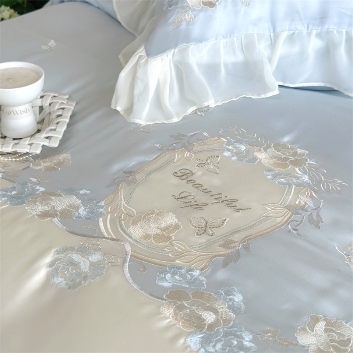 91家纺网 家纺一手货源 找家纺 （总）MIU缪家居  2024新款80支兰精天丝四件套-浪漫主义