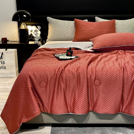 91家纺网 家纺一手货源 找家纺 （总）16 经年2025年A类华夫格夏被 直播爆款