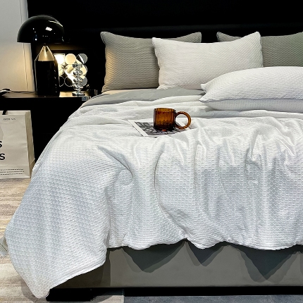 91家纺网 家纺一手货源 找家纺 （总）16 经年2025年A类华夫格夏被 直播爆款