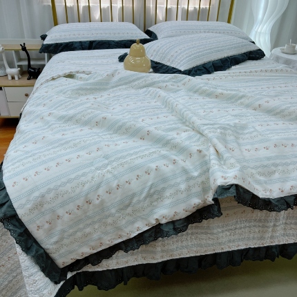 91家纺网 家纺一手货源 找家纺 （总）暖居 2024新款夏季薄被子单件全棉夏被夏凉被空调被可机洗