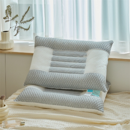 91家纺网 家纺一手货源 找家纺 （总）2024新款 躺下就凉快了 全棉护颈枕芯 凉豆豆清凉枕决明子明目枕头