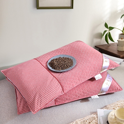 91家纺网 家纺一手货源 找家纺 （总）蝴桐家纺 全荞麦枕芯48x74cm 水洗棉荞麦壳枕芯 常规成人枕头