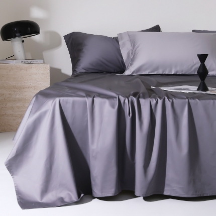 91家纺网 家纺一手货源 找家纺 （总）2024新品-50双股长绒棉单品系列-单床单枕套组合三件套-全棉床单被单