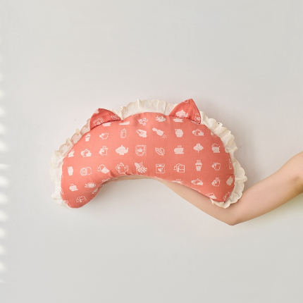 91家纺网 家纺一手货源 找家纺 （总）她喜爱枕芯枕头 2024新款纯棉双层纱猫耳朵全荞麦枕